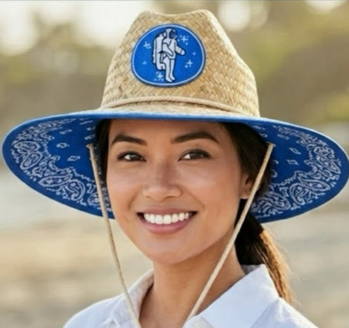 Cappello bagnino paglia